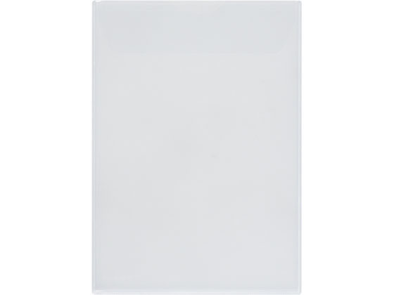 【レビュー投稿で100円OFFクーポン】【お取り寄せ】キングジム ジャケットホルダー封筒タイプ A4タテ 透明 10枚 774-T フタ付タイプ A4 クリアホルダー ファイル