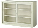 【ポイント10%バック★18日9:59迄】【メーカー直送】生興 G書庫 引違いW1210×D400×H880 ガラス戸ニューグレー【代引不可】【組立・設置・送料無料】引違い書庫 スチールキャビネット ロッカー オフィス家具