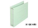 【ポイント2倍★22日20:00~27日9:59迄】 プラス フラットファイル厚とじ ノンステッチ A4ヨコ ブルー 10冊 厚綴じタイプ A4 フラットファイル 紙製 レターファイル