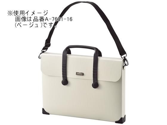 【マラソン限定★2,000円クーポン＆ポイント2倍】リヒトラブ SMART FIT キャリングバッグ A3 ブラック A-7631-24 書類ファイル キャリングケース 取っ手付き 書類キャリー ドキュメントキャリー ファイル