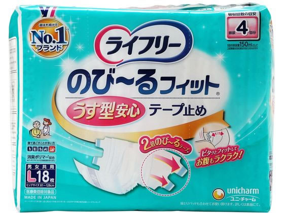 ���C�t���[ �̂с`��t�B�b�g �����^���S�e�[�v�~�� L�T�C�Y 18��