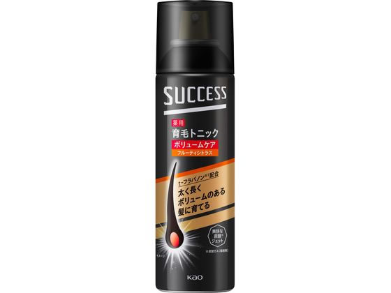 KAO サクセス 薬用育毛トニック ボリュームケア フルーティシトラス 180g ヘアケア