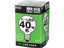【マラソン限定★2000円クーポン&ポイント2倍】【お取り寄せ】ヤザワ ボール電球 40W形 G95 クリア GC100V38W95 電球 白熱電球 蛍光灯 ラ...