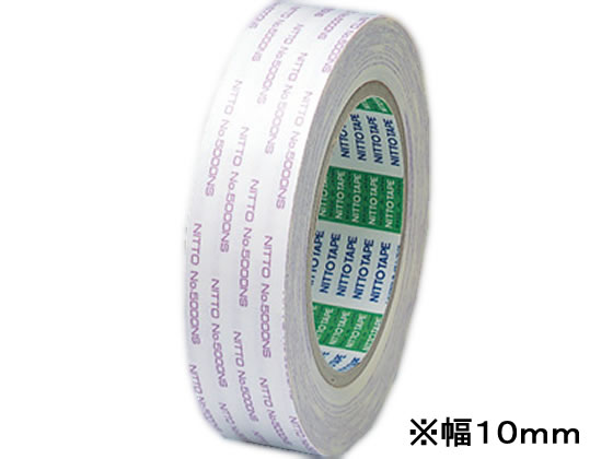 【マラソン限定クーポン★11日9:59迄ポイント2倍】ニトムズ 再剥離一般両面テープ 幅10mm×20m 1巻 J1350 強力両面テープ 両面テープ 粘着テープ 梱包