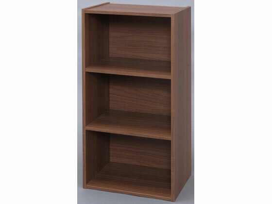 【レビュー投稿で100円OFFクーポン】送料無料【お取り寄せ】アイリスオーヤマ モジュールボックス ウォールナット MDB-3 収納家具 インテリア 収納