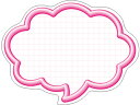 【ポイント2倍★22日20:00~27日9:59迄】 タカ印 抜き型カード ふきだし型 大 桃 50枚 16-4192 POPカード POP 店頭POP 掲示