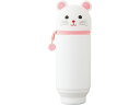 【店内全品ポイント2倍★16日9:59迄】 【お取り寄せ】リヒトラブ SMART FIT プニラボ スタンドペンケース(BIGサイズ) ネズミ ペン立て ペンス...
