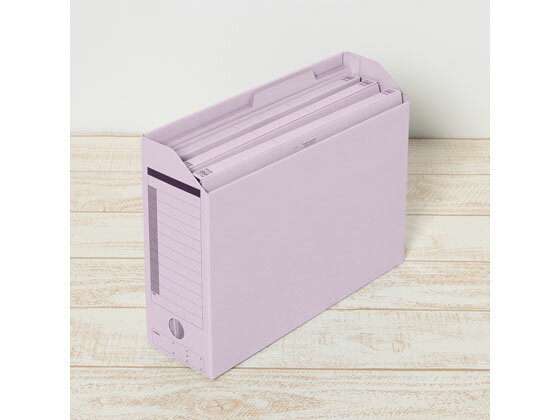 【レビュー投稿で100円OFFクーポン】プラス 個別フォルダー A4ヨコ バイオレット 10枚 87062 A4 1山見出し 紙製 個別フォルダー ファイル