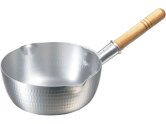 【ブラックフライデー限定★27日9:59迄店内ポイント2倍】【お取り寄せ】中尾アルミ製作所 ナカオ アルミ打出 雪平鍋(目盛付)27cm 両口 雪平鍋 親子鍋 矢床鍋 鍋 フライパン 厨房 キッチン