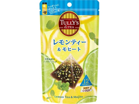 伊藤園 TULLY 039 S TEA レモンティー モヒート ティーバッグ 12袋 ティーバッグ 紅茶 ココア ミックス