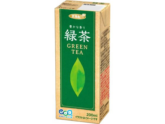 エルビー 緑茶 200ml 24546 缶 パック お茶 缶飲料 ボトル飲料