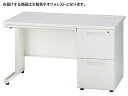 【メーカー直送】イノウエ 片袖机 2段右袖 W1200 フォレスト×ホワイト GSD-W127-2R【代引不可】【お客様組立】(3)