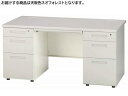 【マラソン限定クーポン★11日9:59迄ポイント2倍】【メーカー直送】イノウエ 両袖机 3段3段 W1400 フォレスト×ホワイト GSD-W147【代引不可】【組立・設置・送料無料】両袖机 スチールデスク ワゴン オフィスデスク 事務机 オフィス家具