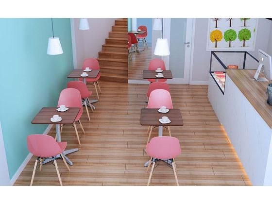 【レビュー投稿で100円OFFクーポン】【メーカー直送】Y2K カフェテーブル 60cm角 アルミX脚 ダークブラウン CTXA-60S【代引不可】【お客様組立】四角 カフェテーブル 会議用テーブル 長机 オフィス家具 [3]