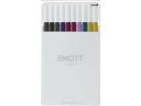 【レビュー投稿で100円OFFクーポン】【お取り寄せ】三菱鉛筆 EMOTT(エモット) 10色セット NO.3 PEMSY10C.NO3 多色セット サインペン...