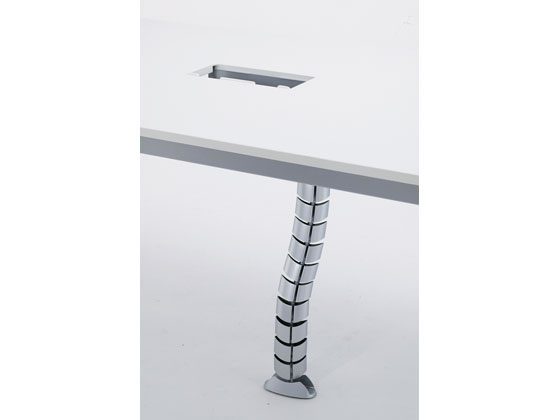 【レビュー投稿で100円OFFクーポン】【メーカー直送】アール・エフ・ヤマカワ ミーティングテーブル用配線ダクト シルバー AT-D【代引不可】【お客様組立】オプション品 ミーティングテーブル 会議用テーブル 長机 オフィス家具 [3]