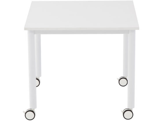 【レビュー投稿で100円OFFクーポン】【メーカー直送】アール・エフ・ヤマカワ キャスターテーブル ホワイト脚 W800×D800 ホワイト【代引不可】【お客様組立】正方形 長方形 ミーティングテーブル 会議用テーブル 長机 オフィス家具 [2]