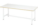 【店内全品ポイント2倍★27日9:59迄】 【メーカー直送】アール・エフ・ヤマカワ 作業台 W1800×D750 ホワイト【代引不可】【お客様組立】 軽量作業台...