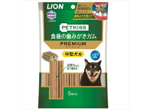 【お取り寄せ】LION/歯みがきガム プレミアム 中型犬用