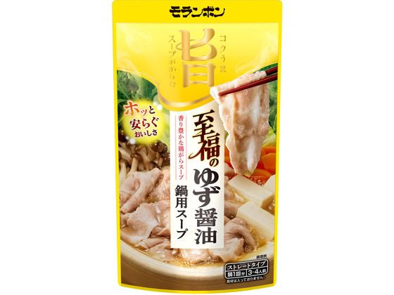 モランボン/コク旨スープがからむ 至福のゆず醤油鍋用スープ