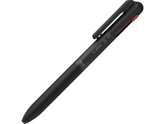 【スーパーSALE★クーポン＆11日9:59迄ポイント2倍】 ぺんてる Calme カルム 3色 0.7mm ブラック軸 XBXAC37A 3色 多色 多機能ボールペン