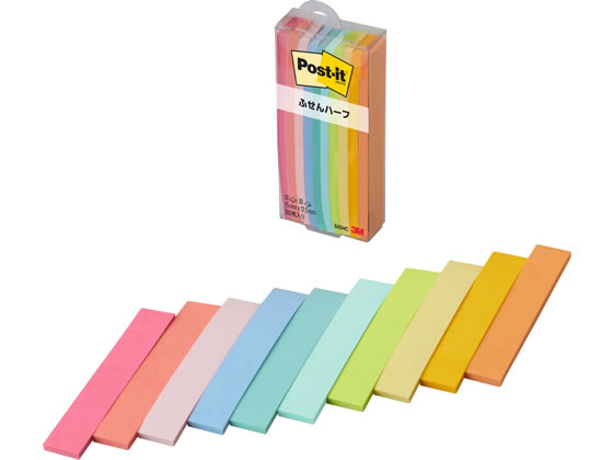 【商品説明】カラフルな10色のセットなので、色で識別したり、書いた部分を目立たせたりすることができます。紙製のふせんなので、筆記具を選ばずに使用できます。くり返し貼ったりはがしたりでき、相手をいためません。【仕様】●サイズ：縦75mm×横12．5mm●色：10色（パワーピンク、グアバ、ピンク、ブルー、グリーン、アクアスプラッシュ、アシッドライム、イエロー、ビビットイエロー、バイタルオレンジ）×各1冊●枚数：1冊（30枚）●クリアケース【検索用キーワード】スリーエムジャパン　すりーえむじゃぱん　住友3M　住友スリーエム　ポスト・イット　ポストイット　ぽすといっと　Post−it　Postit　縦75mm×横12．5mm　75mm×12．5mm　75×12．5　10色アソート　10色ミックス　10色パック　10色セットパック売り　グレープ　ワインレッド　ローズ　ピンク　クラウドブルー　ライムエイド　メロン　イエロー　ビビットイエロー　オレンジ　紫　水色　黄緑　黄色　付箋紙　付せん紙　フセン　ふせん　粘着メモ　のり付メモ　インデックス　560MC　10冊入り　RPUP_02　R60438色分けにも便利な混色タイプ。貼ったりはがしたりでき、相手をいためません。