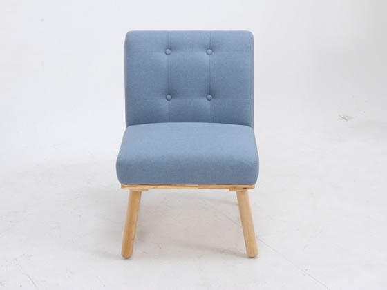 【レビュー投稿で100円OFFクーポン】【メーカー直送】不二貿易 Natural Signature ダイニングソファ1P ヘームル ブルー【代引不可】【お客様組立】1人掛けソファ ソファ イス リビング家具 インテリア