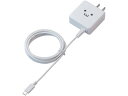【ポイント2倍★19日20:00〜26日1:59迄】【お取り寄せ】エレコム AC充電器 ケーブル一体 1.0A 1.5m MPA-ACMA1510NWF AC式充電器 バッテリー 充電器 スマホ タブレット関連品(2)