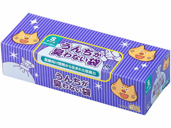 【お取り寄せ】クリロン化成 うんちが臭わない袋 BOSネコ用箱型 Sサイズ 犬 ドッグ用 ペット ト
