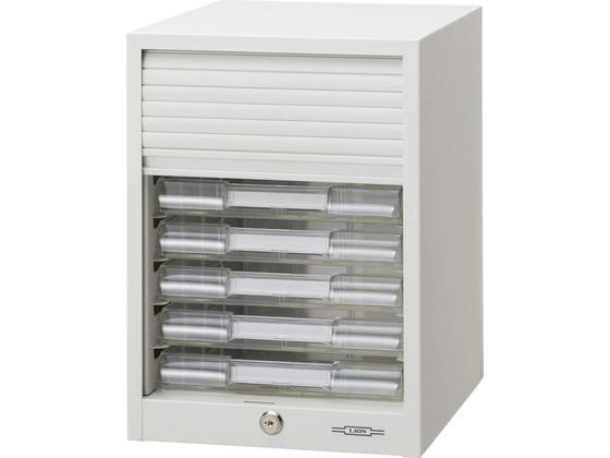 【マラソン限定★ポイント2倍】【お取り寄せ】ライオン事務器 レターケース シャッター扉 A4判縦型7段 No.137PT レターケース デスクトップ収納 デスク周り 文具