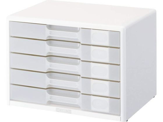 【レビュー投稿で100円OFFクーポン】【お取り寄せ】ライオン事務器 レターケース A4判5段 横型総カド丸..