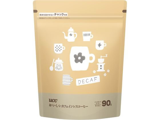 UCC おいしいカフェインレスコーヒー 袋 90g