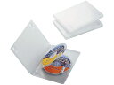【レビュー投稿で100円OFFクーポン】【お取り寄せ】エレコム DVDトールケース 3枚収納 3パック CCD-DVD07CR DVDトールケース メディアケース 記録メディア メモリーカード 家電