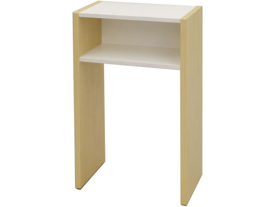 【ブラックフライデー限定★27日9:59迄店内ポイント2倍】【メーカー直送】アール・エフ・ヤマカワ 木製テレフォンテーブル ナチュラル×ホワイト SHWA-00...