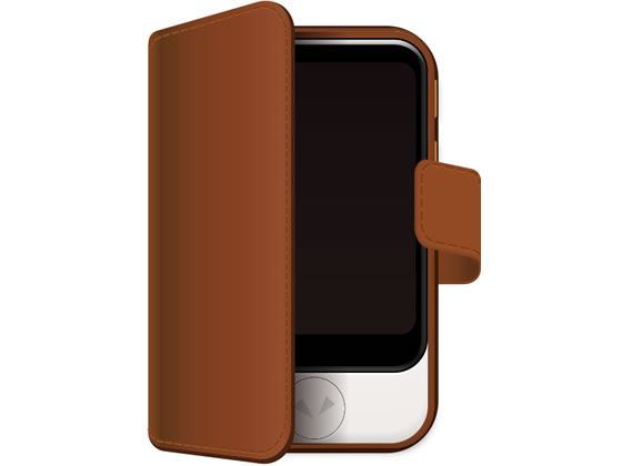 【レビュー投稿で100円OFFクーポン】ソースネクスト POCKETALK(ポケトーク) S 専用 手帳型ケース ブラウン 電子辞書 翻訳機 PC パソコン 家電