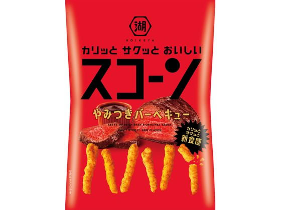 湖池屋 スコーン やみつきバーベキュー 78g 50892 スナック菓子 お菓子