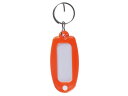 【レビュー投稿で100円OFFクーポン】【お取り寄せ】西敬 ネームホルダー マーキー 単品 オレンジ 10個 MK-2O 名札キーホルダー キーホルダー キーボ...