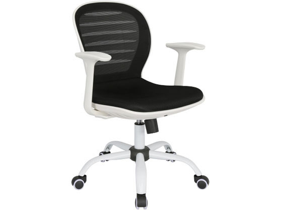 【レビュー投稿で100円OFFクーポン】【メーカー直送】カグクロ シフォン 肘付 ブラック×ブラック CF-40-A-BKBK【代引不可】【お客様組立】肘付き 固定肘タイプ メッシュチェア オフィスチェア オフィス家具