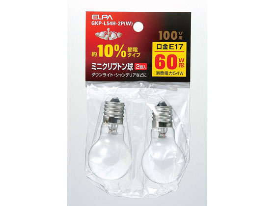 【ポイント2倍★22日20:00〜27日9:59迄】【お取り寄せ】朝日電器 ミニクリプトン球 60W