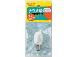 【お取り寄せ】朝日電器 ナツメ球 2.5W E12 G-5H(W) 20W形 白熱電球 ランプ