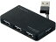 【レビュー投稿で100円OFFクーポン】【お取り寄せ】エレコム USB2.0ハブ ケーブル収納タイプ 4ポート U..