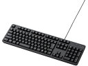 【レビュー投稿で100円OFFクーポン】【お取り寄せ】エレコム 有線フルキーボード メンブレン式 TK-FCM104BK キーボード マウス 入力機器 パソコン 家電