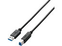 【マラソン限定★2000円クーポン&ポイント2倍】【お取り寄せ】エレコム USB3.0ケーブル A-B 3.0m 簡易梱包 USB3-AB30BK RS USB...