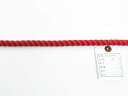 【お取り寄せ】紺屋商事 カラーエステルロープ 赤 10mm 5m〈切売〉 60011603(4)