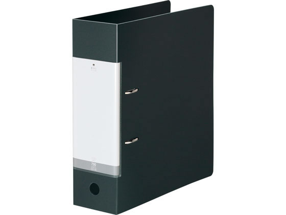 【レビュー投稿で100円OFFクーポン】リヒトラブ リクエスト D型リングファイル A4タテ 背幅88mm 黒 G2290-24 A4 D型2穴リングファイル PP製 リング式ファイル