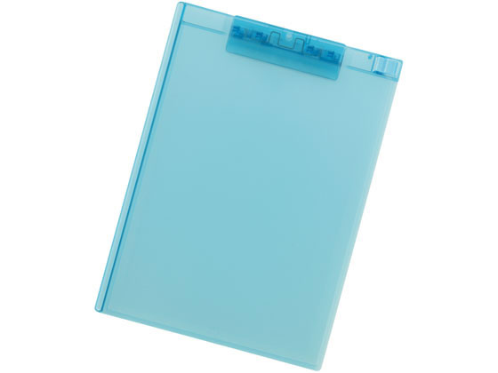 【スーパーSALE限定★2,000円クーポン＆11日9:59迄ポイント2倍】【お取り寄せ】リヒトラブ リクエスト 透明クリップボード A4短辺とじ ブルー A4 短辺とじ 縦タイプバインダー クリップボード 用箋挟 ファイル