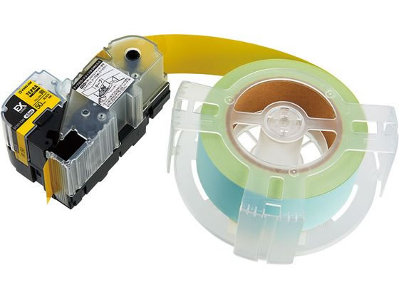 乐天商城 - 【マラソン限定★ポイント2倍】【お取り寄せ】キングジム 詰替用EXロングテープ 50mm 黄 黒文字 SC50Y-EXR 黄 イエロー テプラPROテープ キングジム テプラ 事務機器