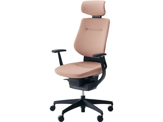 【レビュー投稿で100円OFFクーポン】【メーカー直送】コクヨ イング クッション・ヘッドレスト ブラックシェル 樹脂脚 アッシュピンクV【代引不可】【組立・設置・送料無料】肘付き 固定肘タイプ 布張りチェア オフィスチェア オフィス家具