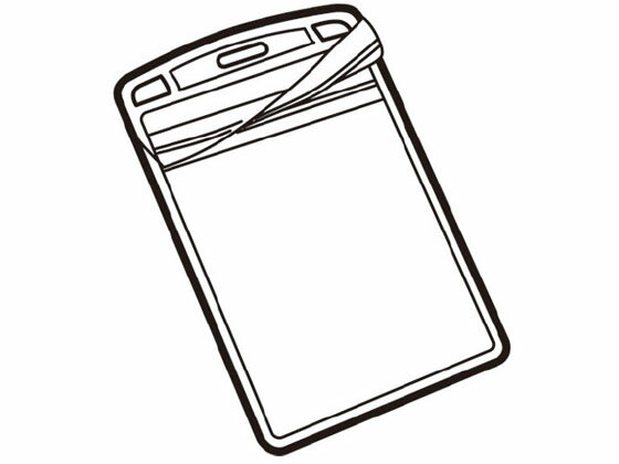 【レビュー投稿で100円OFFクーポン】【お取り寄せ】スマートバリュー 名札用替ケース チャックタイプ ..