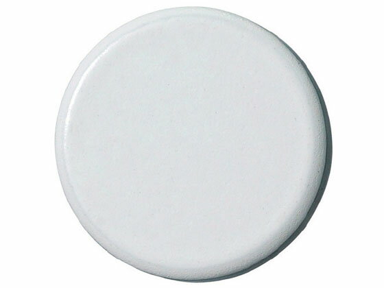 【レビュー投稿で100円OFFクーポン】【お取り寄せ】スマートバリュー 両面強力カラーマグネット塗装25mm 白10個 B273J-W カラー両面マグネット マグネット 掲示物留め 吊下げ POP 掲示